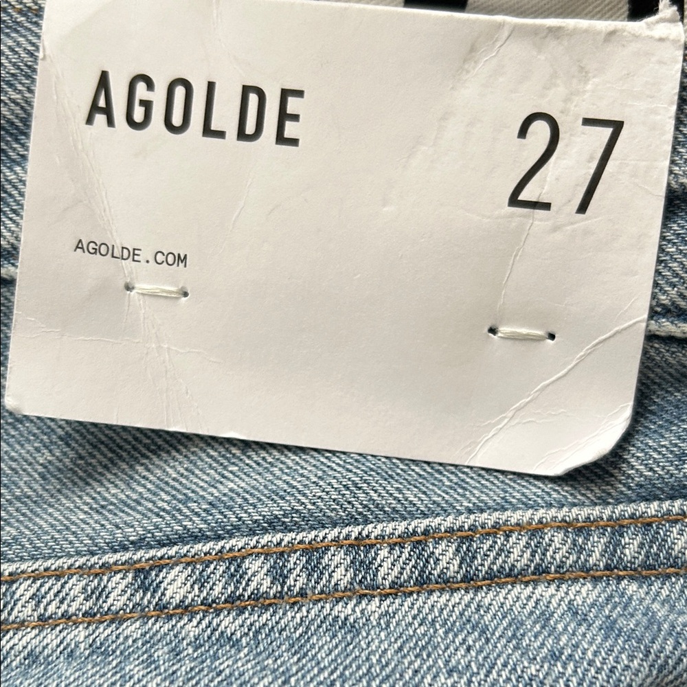 NWT AGOLDE Amryn Boyfriend Jeans in Release. Size 27. - Picture 4 of 16